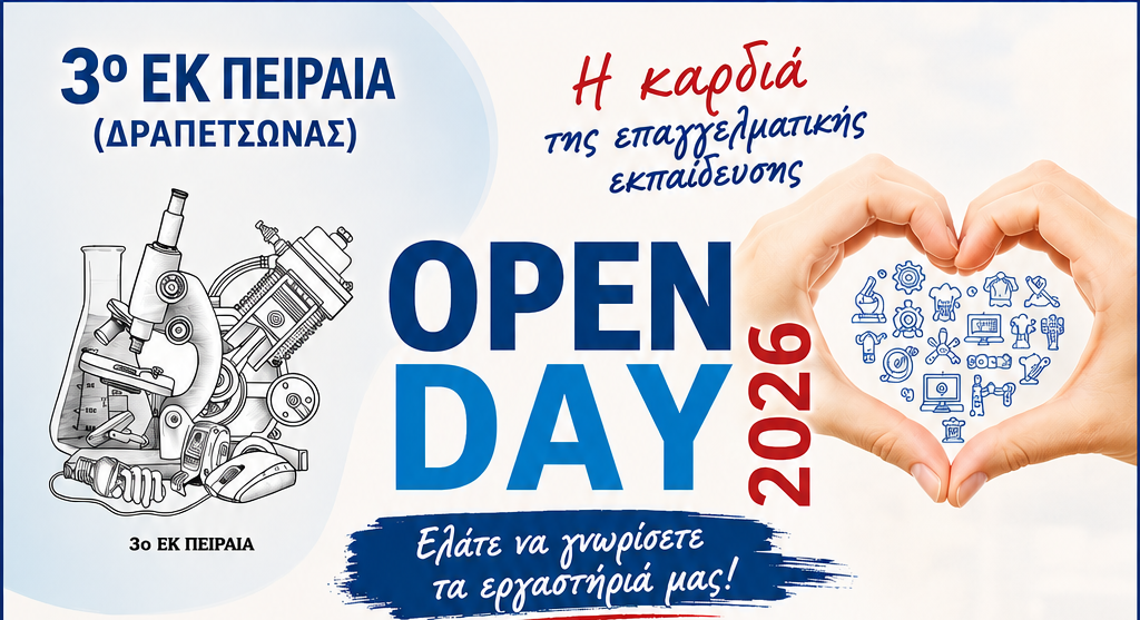 OPEN DAY ΕΠΑΓΓΕΛΜΑΤΙΚΗΣ ΕΚΠΑΙΔΕΥΣΗΣ