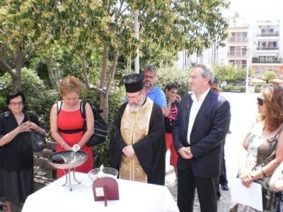 Εγκαίνια της πρώτης γραμμής που συνδέει τα πρώην δημαρχεία  του καλλικρατικού Δήμου